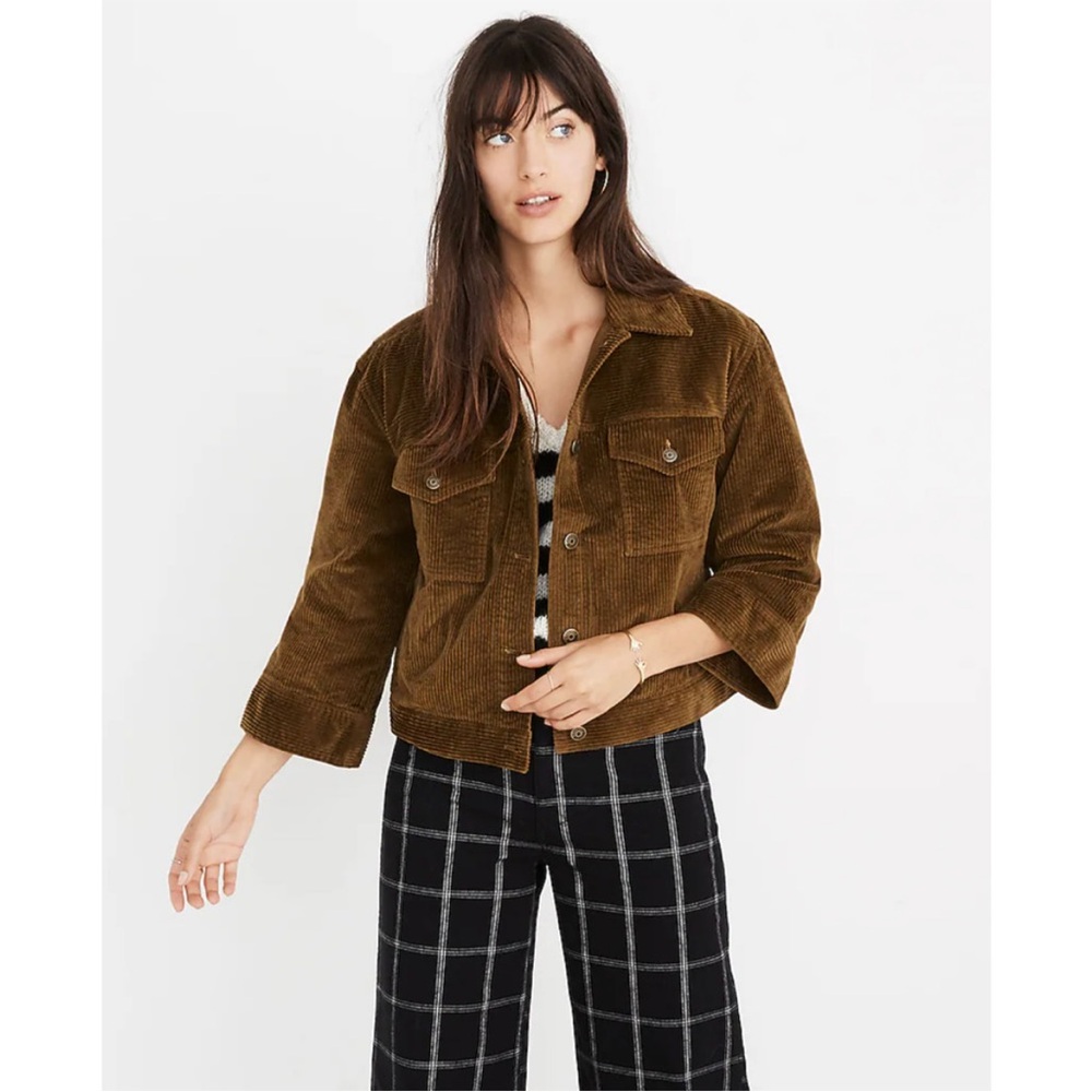 Madewell Corduroy Wide-Sleeve Jacket